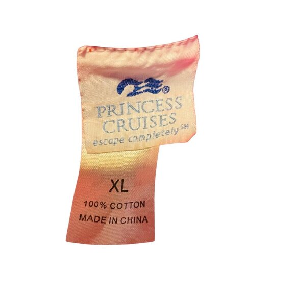 Princess Cruises Womens T Shirt Mexican Riviera Red Cruise Souvenir Size XL - Picture 5 of 6